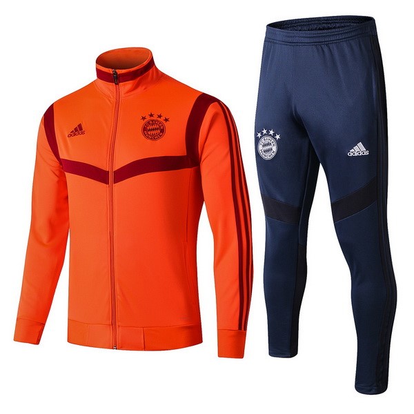 Survetement Football Bayern 2019-20 Orange Bleu